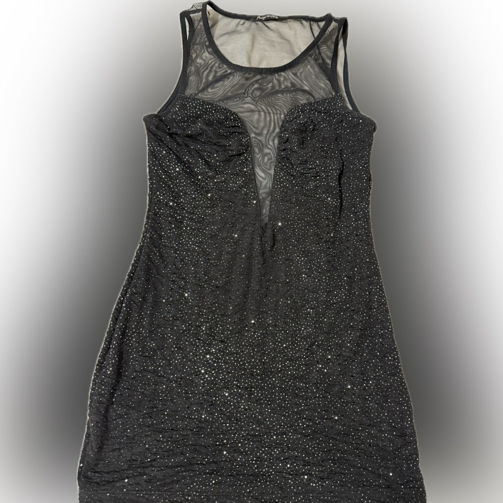Black Sparkling Evening Dress